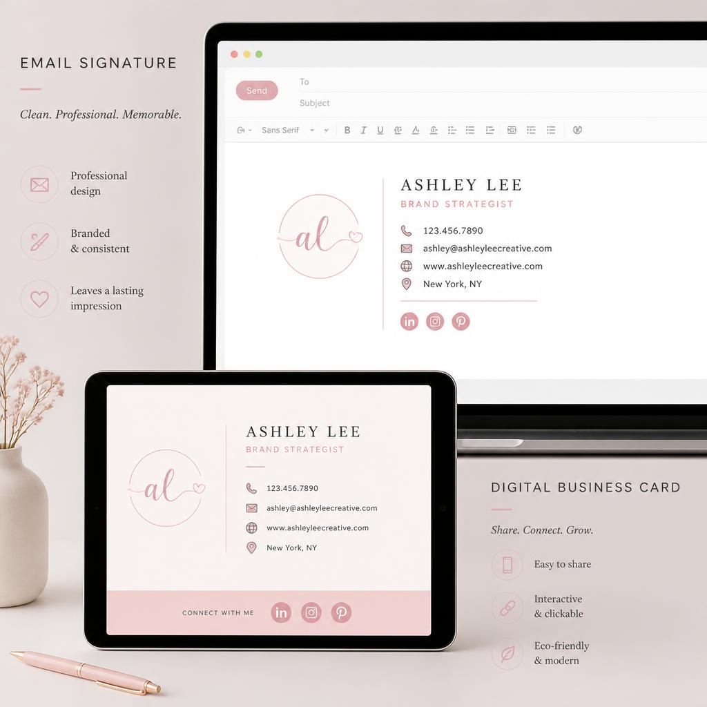 Signatures & Cards — Digital Business Assets by Annabelle Designs